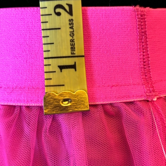 Women's Tulle Midi A-Line Skirt - A New Day™ Pink S - Picture 3 of 4